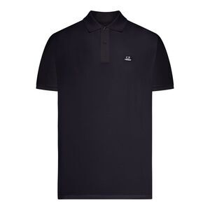 Cp Company Men Short-Sleeved Polo Shirt In Stretch Piquet